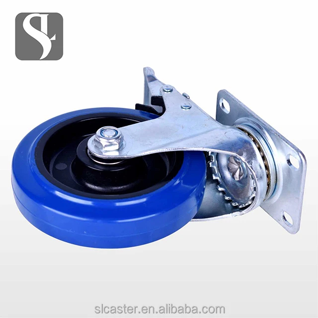 5-inch heavy medium lockable swivel furniture casters