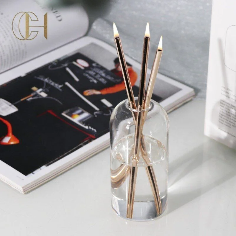 OEM Metal Stick Candles Fragrance Oil Candle Everlasting Candles Without Wax