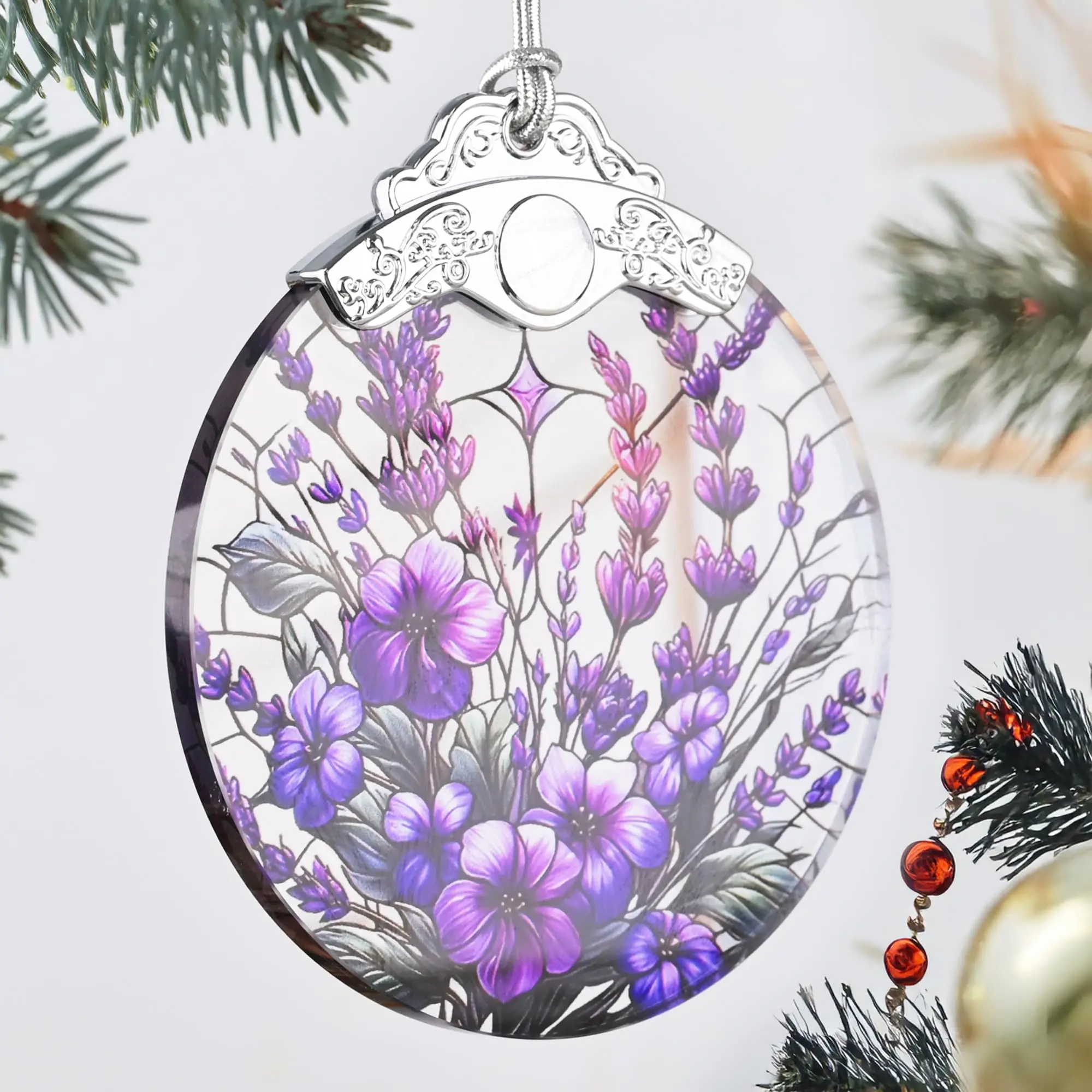 Personalized Engraved LOGO blank crystal ornaments k9 crystal ornament round crystal with 3d pictures