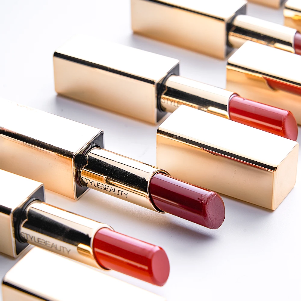 Private Label Cosmetics Colors Vegan Lipstick Custom Logo Private Label Matte Lip Stick Customized Stick