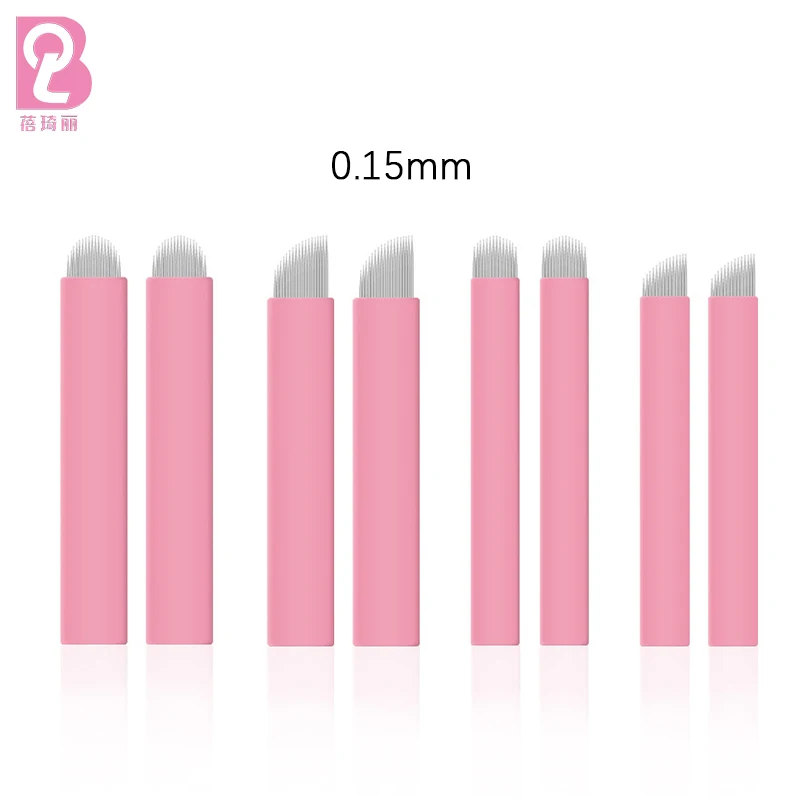 Beiqili Oem/odm Lovbeauty Microblading Blade 0.15 Nano Needles For Eyebrow Tattoo Permanent Makeup School Academy Training