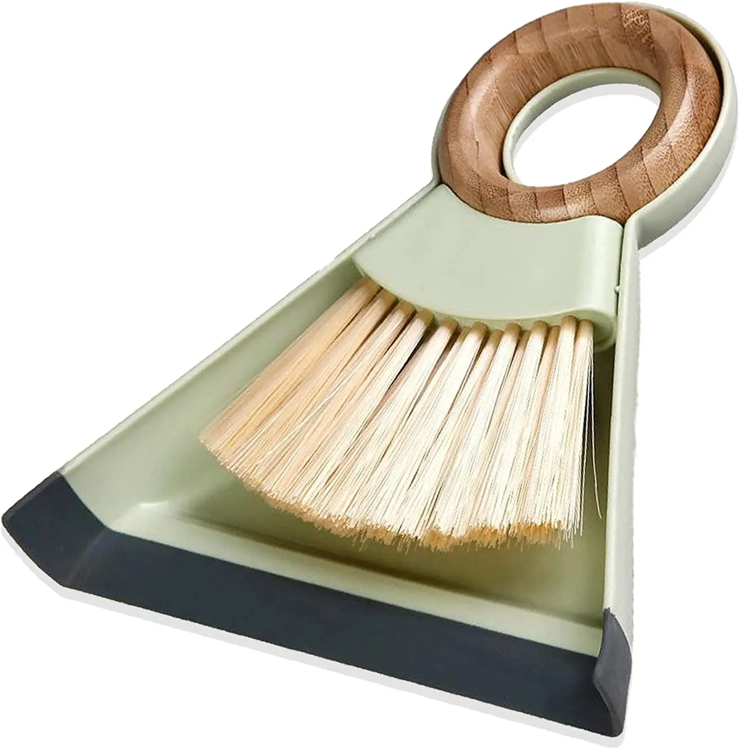 Household Cleaning Tools Desktop Cleaning Mini Broom and Dustpan Set Wooden Handle Hanging Household Brush
