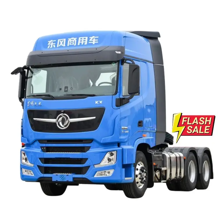 По заводской цене Dongfeng Tianlong KX King Edition 600 л.с. 6 х4 дизельный грузовик тягач прицеп левый коммерческий автомобиль