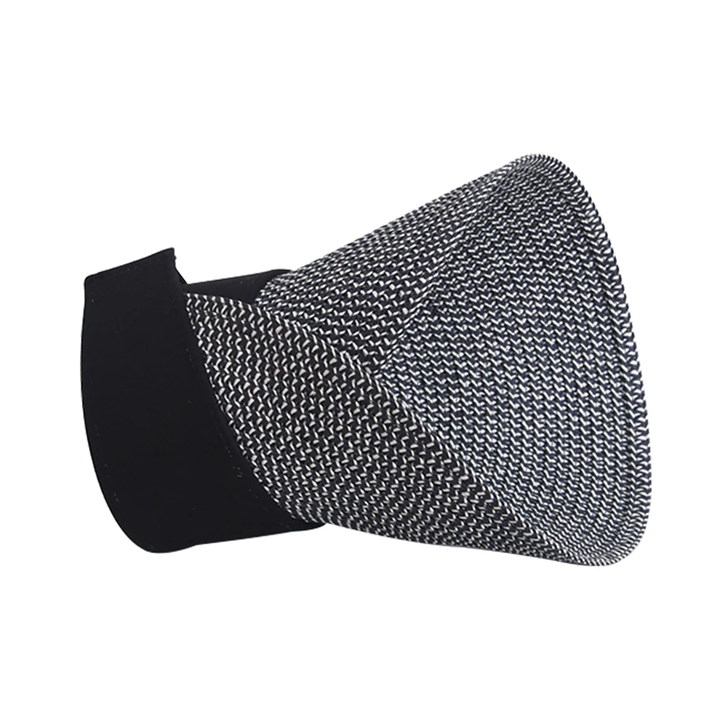 High Quality Wholesale Straw Visor Hat for Unisex Adults Customizable Fabric Band Paper Crown with Ribbon & Rope Women Fishing