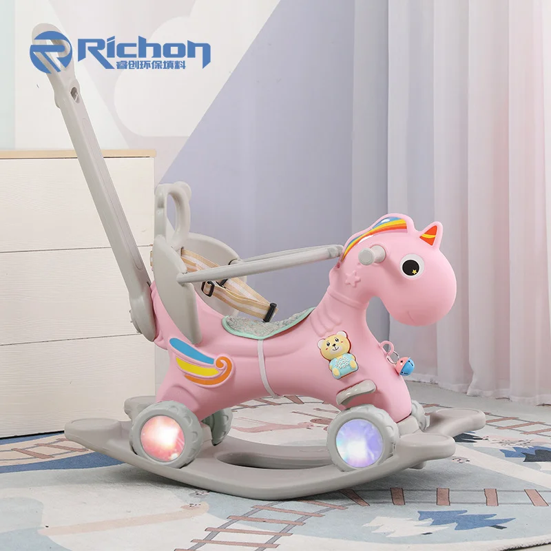 Cheap Plastic Rocking Horse Balance Toys Indoor Kids Riding Horse Toys