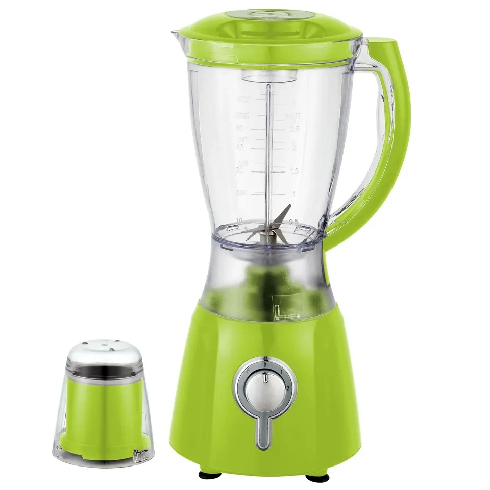 New Design 2 In 1 1.5L Plastic Jar 2 Speeds Electric Blender Food Blender Kitchen Blender