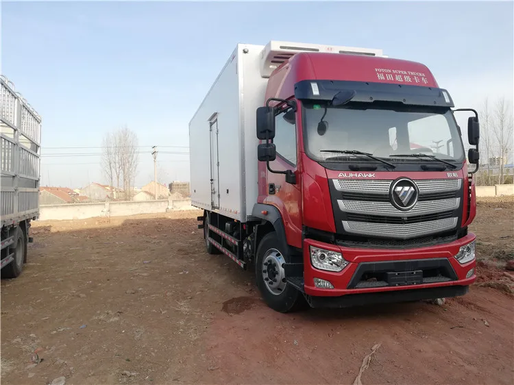 Hot Sale Small Refrigerator Box Truck Freezer Refrigerated Truck For Frozen Food Transport