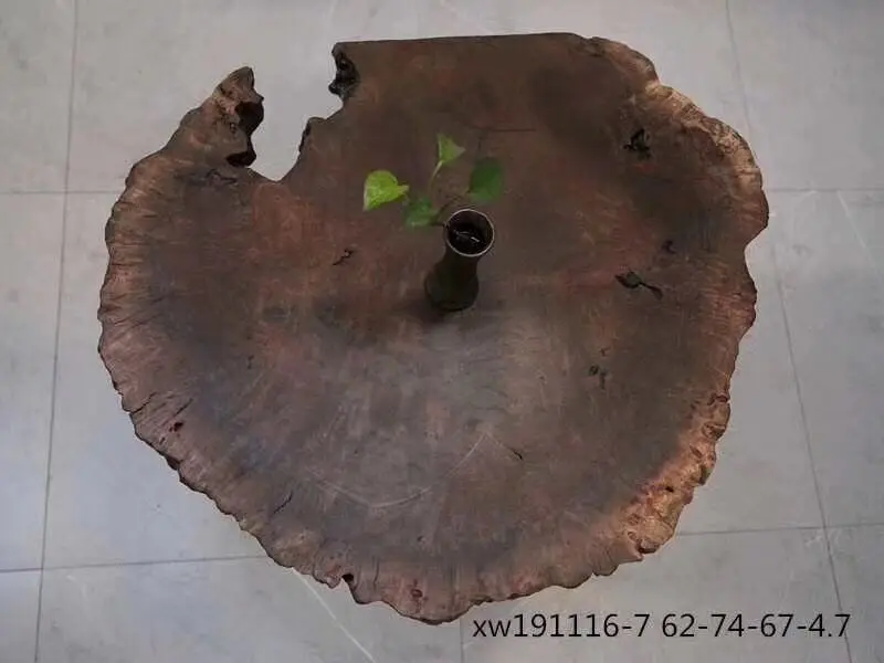 Very natural walnut coffee table Each piece is unique