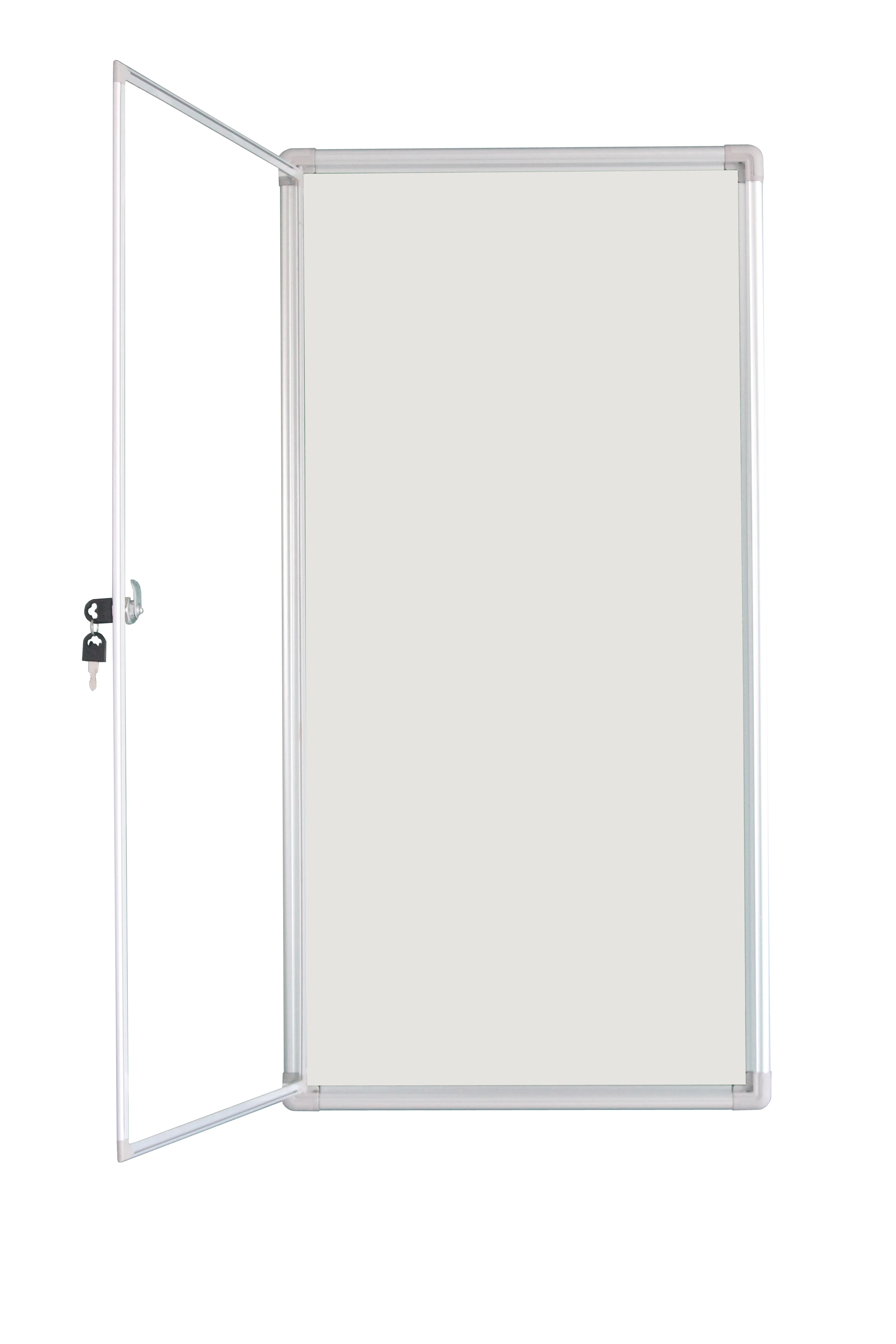 School Enclosed Magnetic Writing White Board Bulletin Board