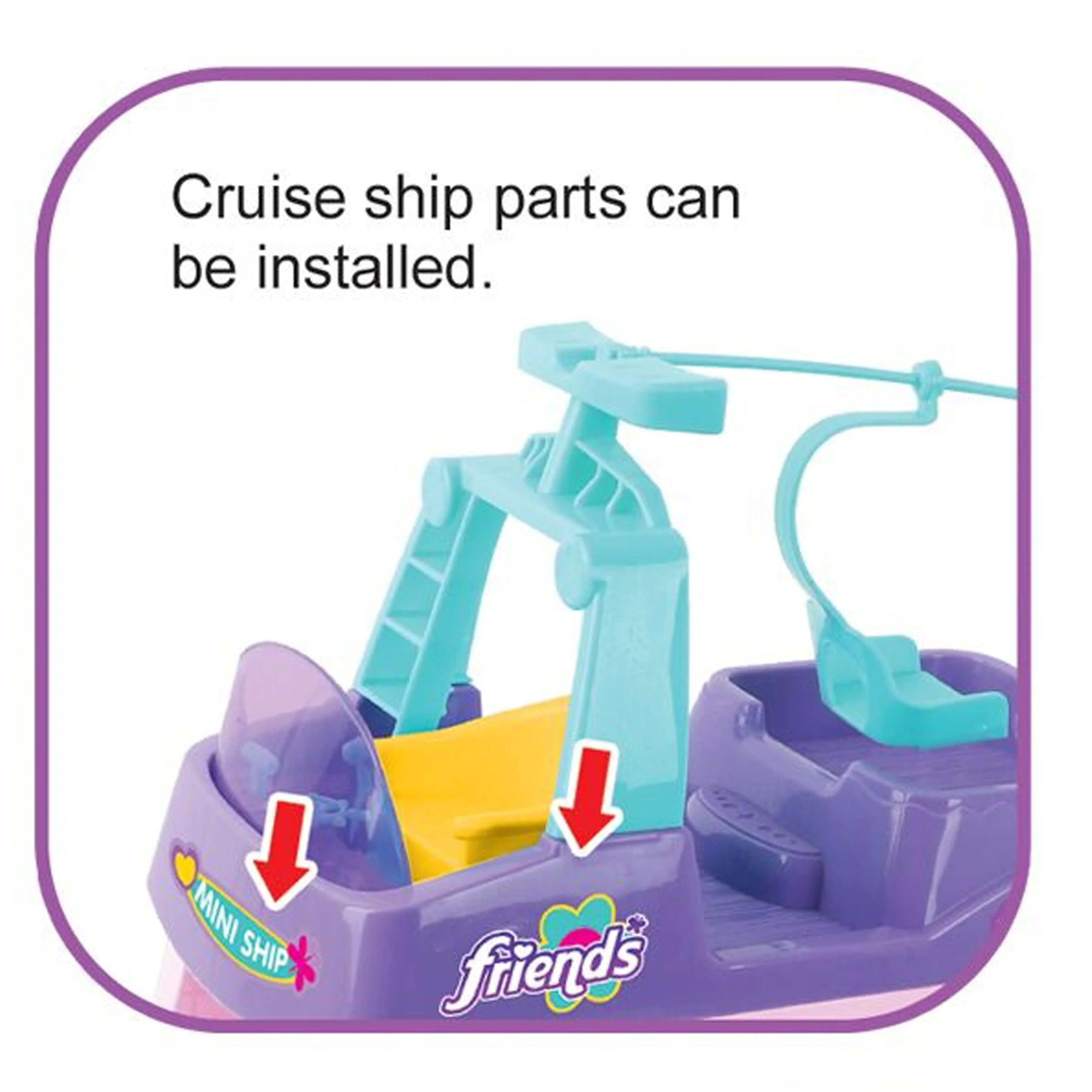 Wholesale Beautiful  Mini Doll In Cruise Ship  Beauty Set  Play House Set For Girl Furniture Set In Cruise Ship