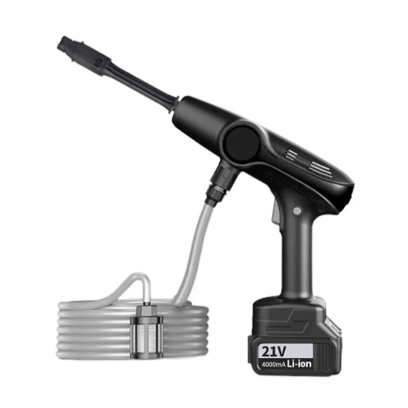 21V lithium Battery Wireless Foam Cannon Electric Portable Car Cleaner Water Gun Automatic Pressure Cordless Car Washer