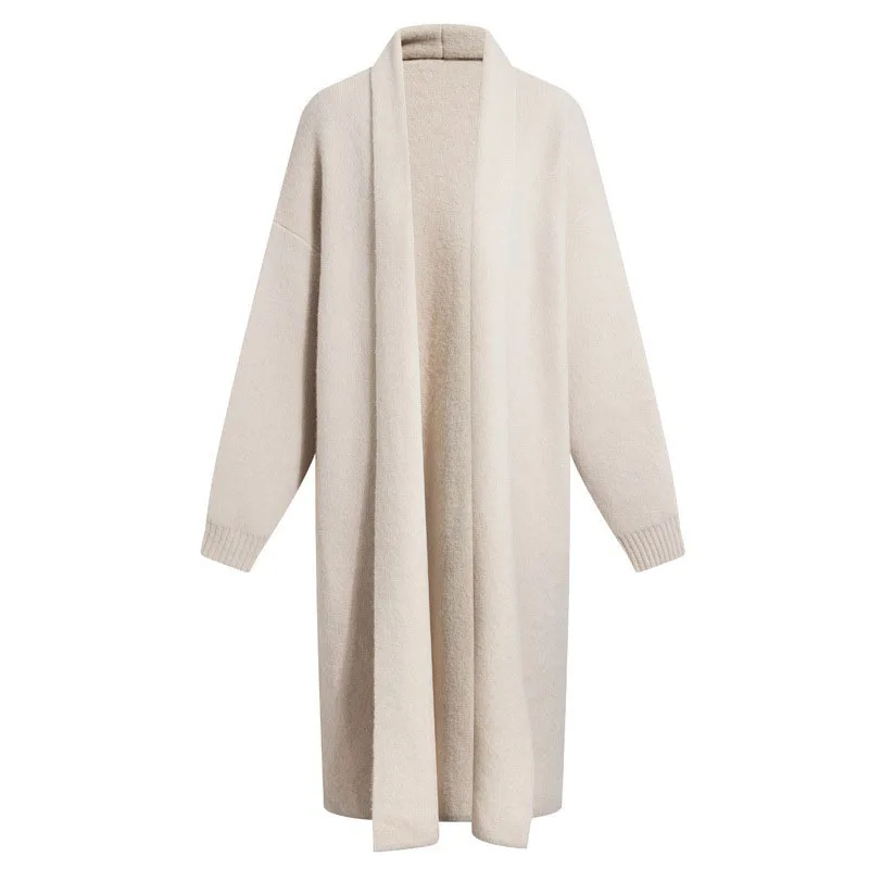 Vigour Comfort trendyol womens sweaters chunky long knit cardigan modest Solid  selena gomez cardigan