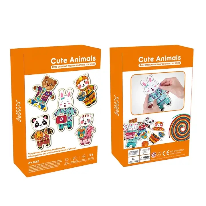 2024 Rope Toys Develops finger dexterity and manual dexterity and is a great buckle toy for children ages 3 and up!