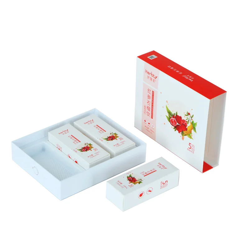 High-end cosmetics set box gift box custom essence liquid paper packaging box