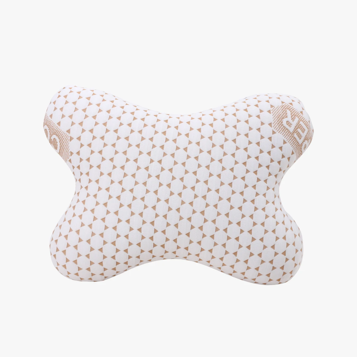 Wholesale White Comfortable Head Rest Orthopedic Cooper Butterfly Shape Memory Foam Bed Pillow For Side Sleepers