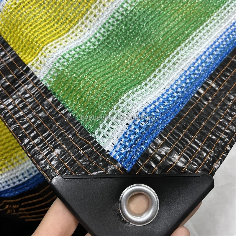 Outdoor 70% shading privacy netting fence cover with grommet and buckle