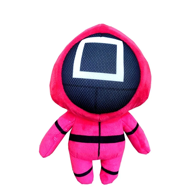 Корейские фигурки из игры кальмар, квадратные, круглые, треугольные плюшевые игрушки