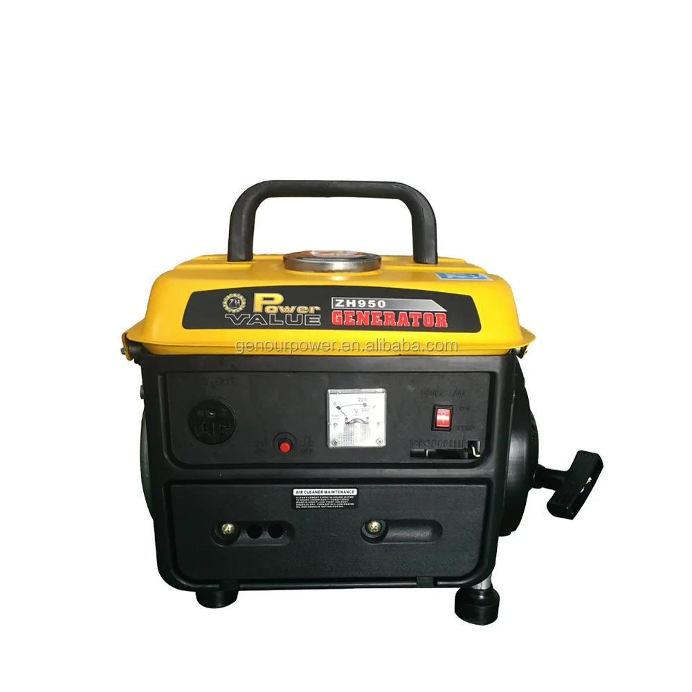  Бензиновый генератор мощности значение 500w 0.5kva povid электроэнергии для использования в экстренных случаях когда Pow отключении двигателя переменного тока однофазный 1