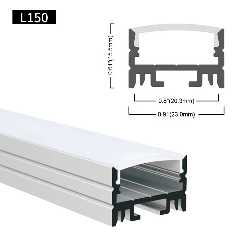 Surface Mounting Linear Lighting Profil Channel Housing Extrusion LED Strip Light Aluminum Profile