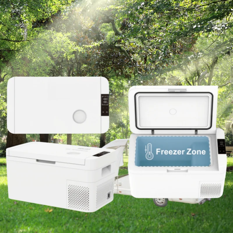 Outdoor camping travel Car refrigerator Car Fridges DC cable AC adapter quick cooling China manufacturer wholesale customization