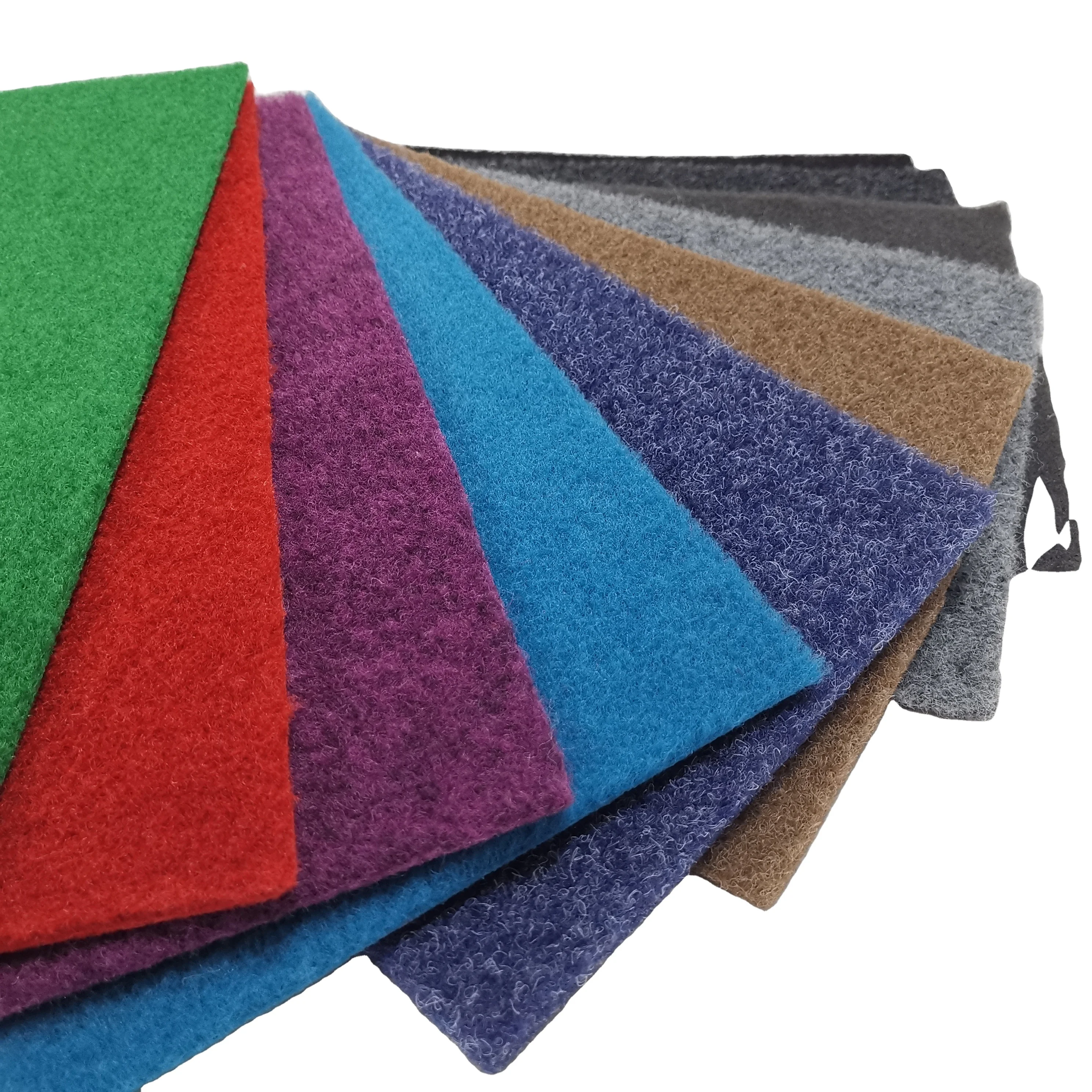 chemical fiber soft needle punched carpet recycled polyester felt fabric floor rolls for stairs