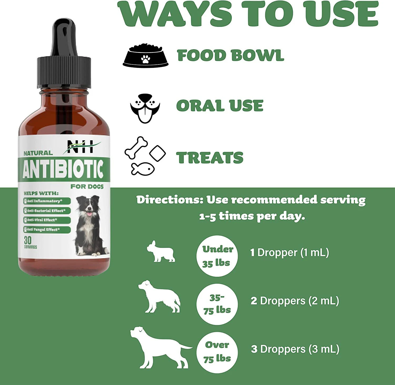 High End Pet Supplements Natural Antibiotics for Dogs Pet Health Care & Supplements Drops