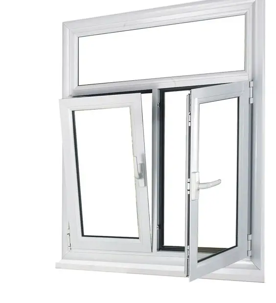 
Aluminum window thermal break double tempered glazed casement window for house 