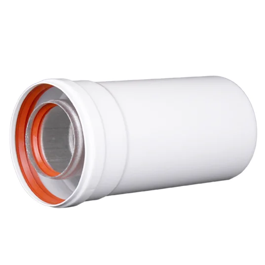 Factory Condensation extension pipe 100/60mm extension length double layer quick installation fireplace fittings
