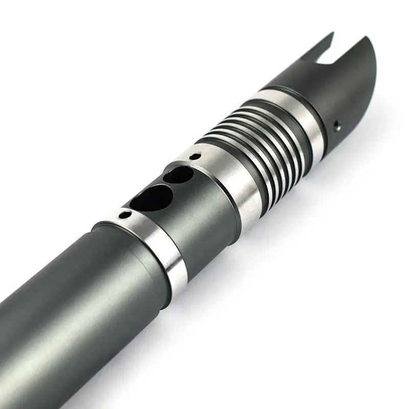 Metal Removable Double Blade Flash Saber Metal Hilt Neo Pixel Lightsaber With Smooth Swin