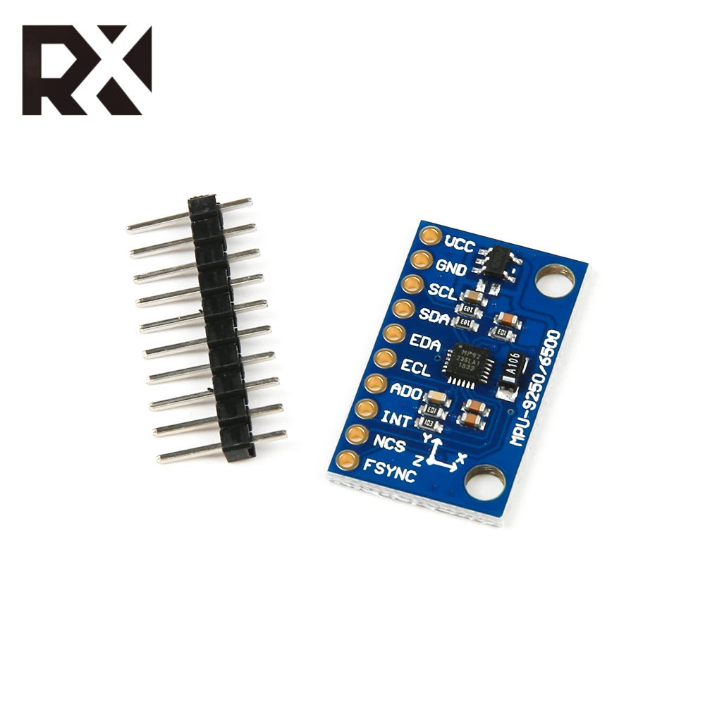 RX GY-9250 MPU9250/6500 9 DOF 9-Axis Attitude +Gyro+Accelerator+Magnetometer Sensor Module