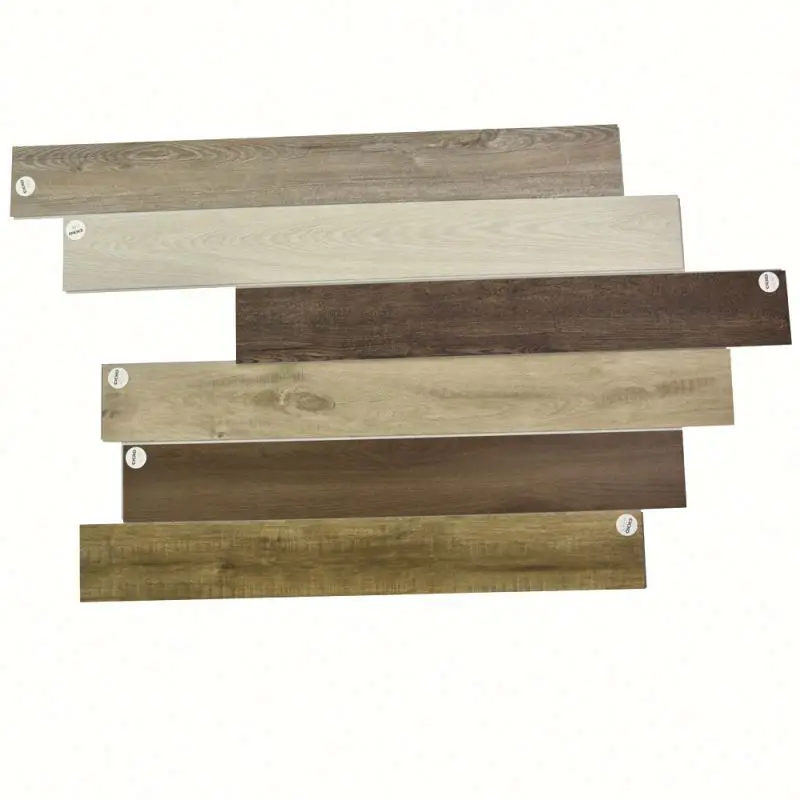 Cicko Wooden plastic interlocking tile fireproof waterproof anti-slip pvc flooring 5mm click clock