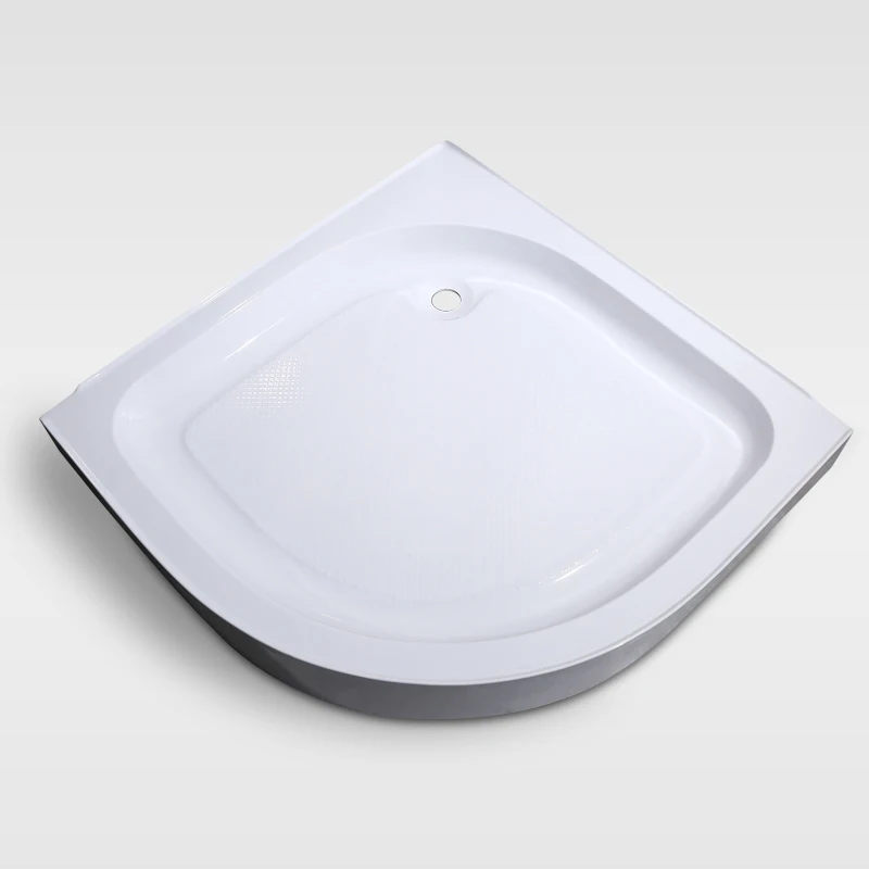 Hot sale acrylic shower tray 70x70 with corner installation