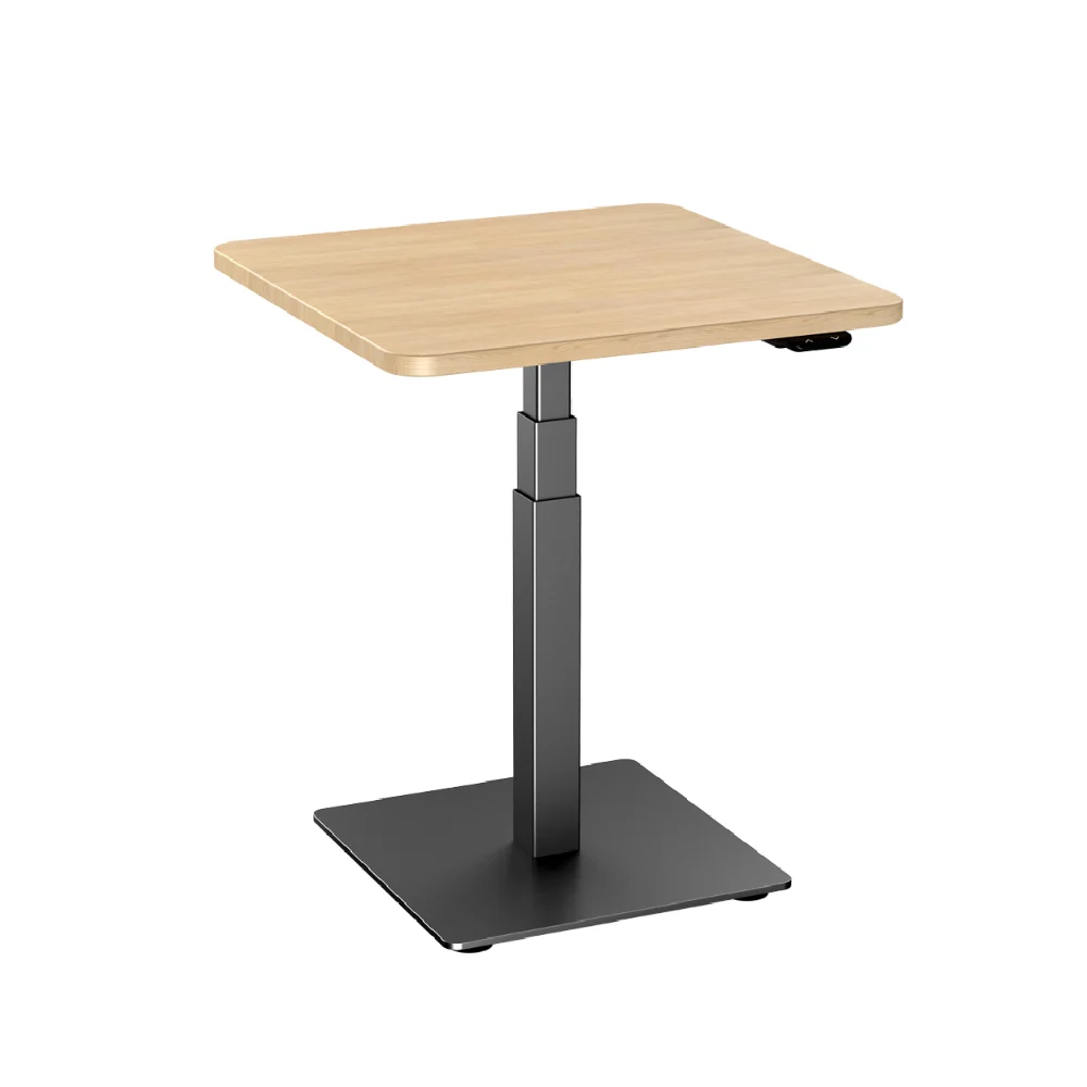 JIECANG Simple Modern Office Furniture Coffee Table One Leg Sit to Stand Height Adjustable Desk