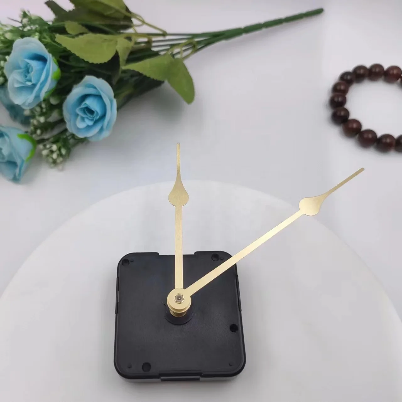 HONG QIAN Custom Wooden Wall Clocks Accessories Shontek Quartz Clock Movement Accessories Timepiece Hands Direct Deal