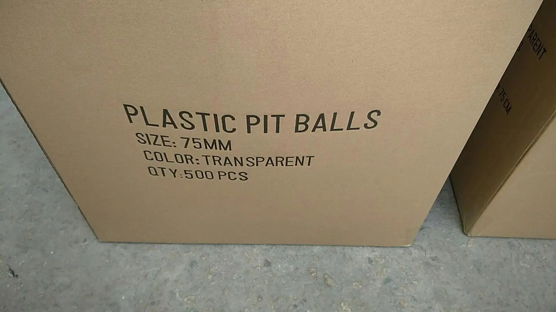 China OEM Factory Wholesale Plastic Transparent Clear Color Million Children Play Pool & Pit Ocean Balls