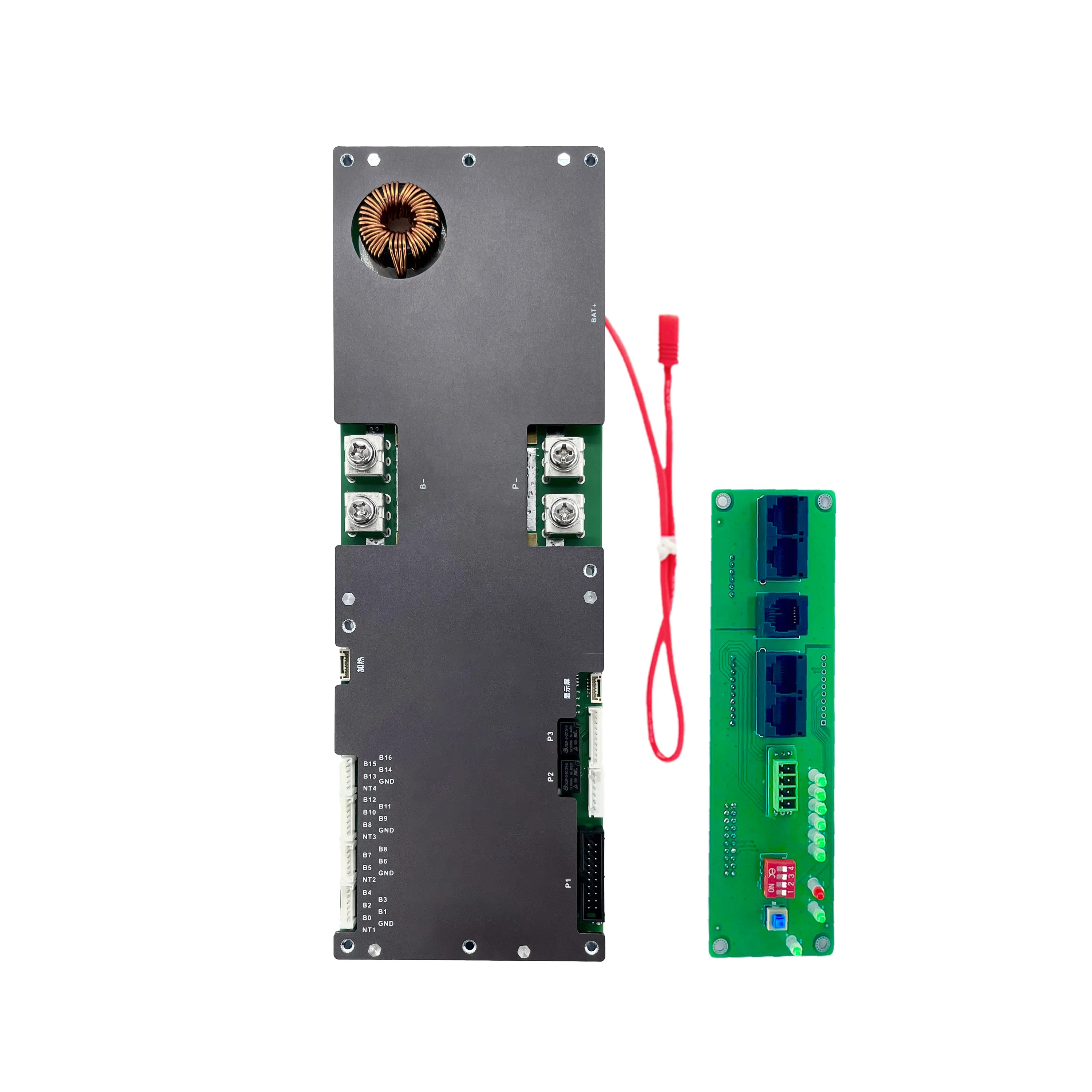 JKBMS 384V With Can RS485 Bluetooth 8s16s lifepo4 battery 100A 150A 200A BMS 48V used for Deye Growatt Victron hybrid inverter