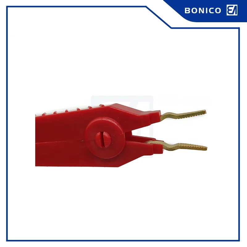 20A 90MM Brass With Gold Plated ABS Insulated Mid-sized Battery Kelvin Clip