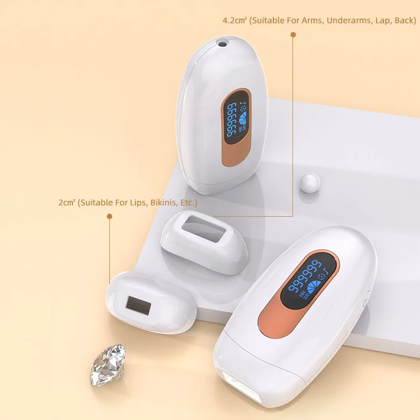 Popular Products 2024 Home Use PortableIce Cooling Ipl Hair Removal Machine Laser Hair Remover Epilator Deice For Women Body