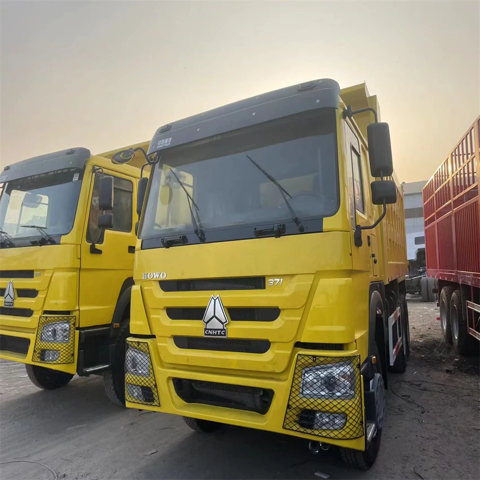 Excellent Condition Used Sinotruk HOWO 371HP 375HP 6X4 Tipper Dump Truck Used Trucks for Africa Market