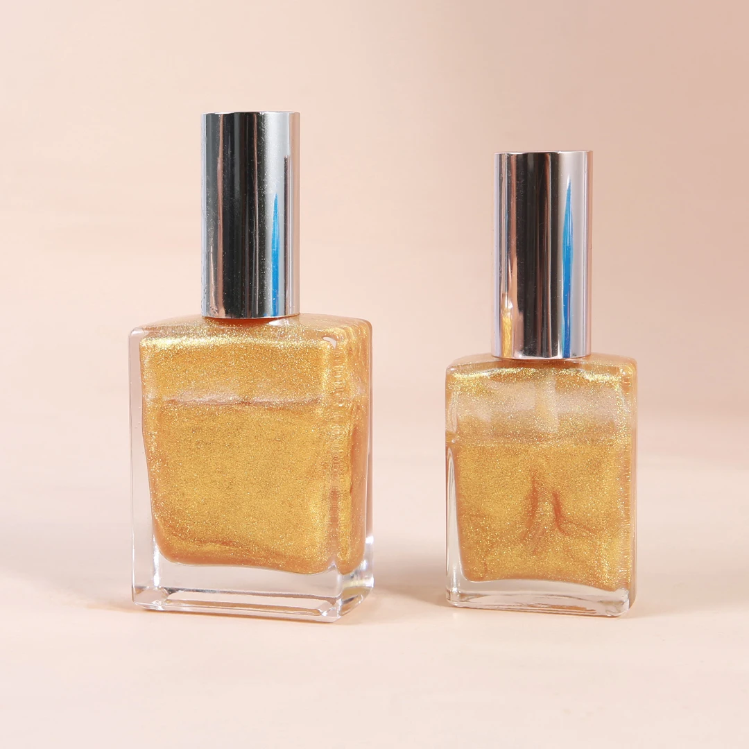 Private Label Vegan Fragrance Body Glow Oil Hydrating Liquid Highlighter Custom Logo Body Shimmer Oil For Dry Skin