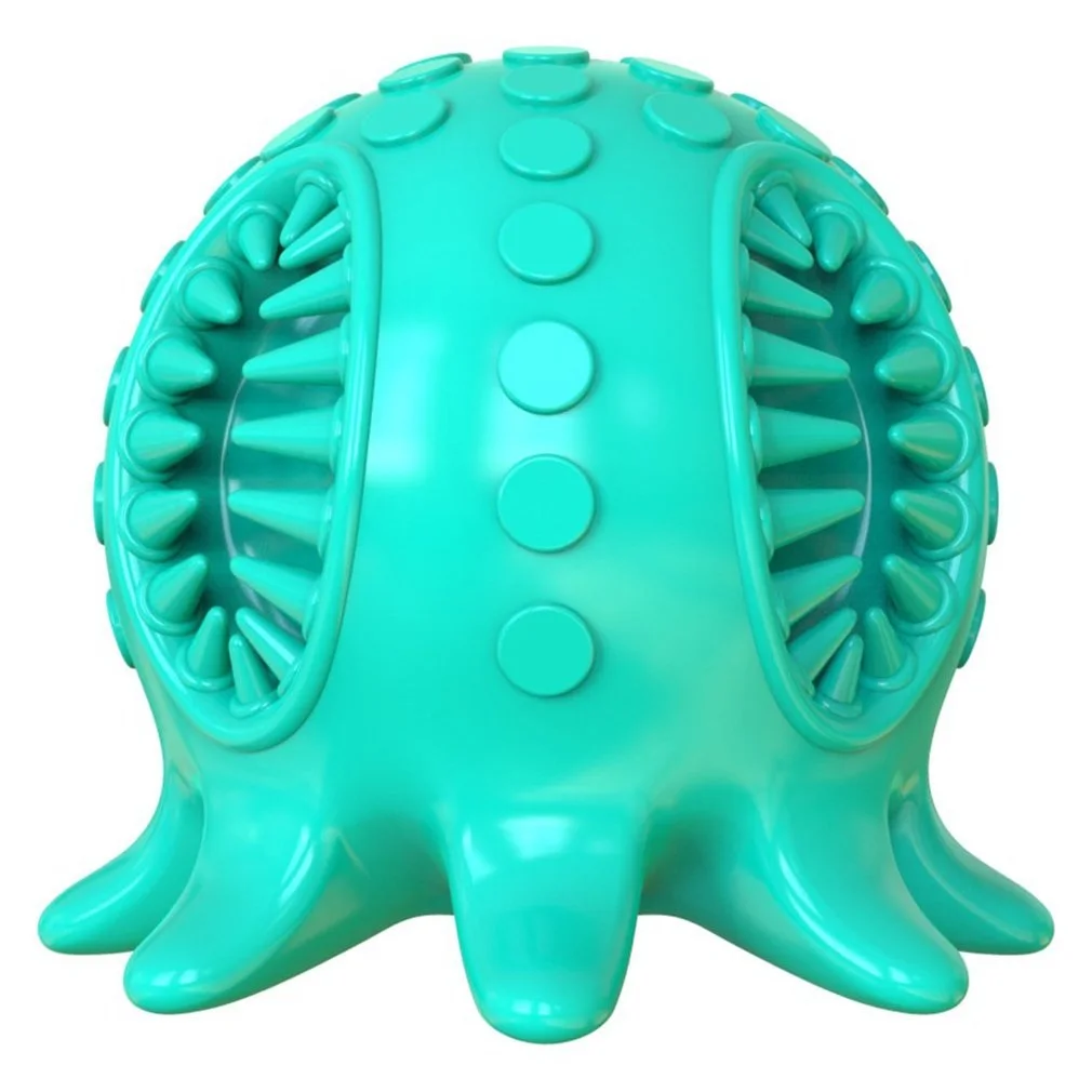 Squeaky Strong Rubber Chew Teeth Cleaning Toy Dog Toy For Large Breed Dog Aggresive Chewers