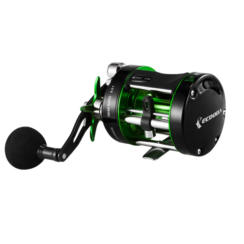 Ecooda EBG 50 Black Thunder EBG 50 Offshore Jigging Reel 10kg Drag Power Catfish Fishing Reel