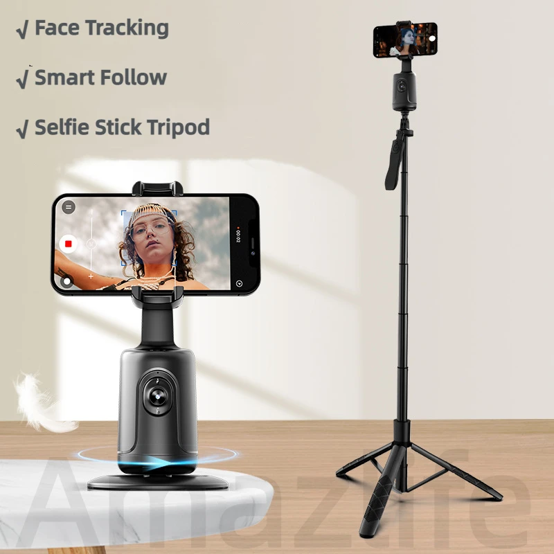 Vlogging Kit P01 стабилизатор Подвеса 360 вращения Авто отслеживание лица держатель для мобильного телефона L16 штатив для селфи