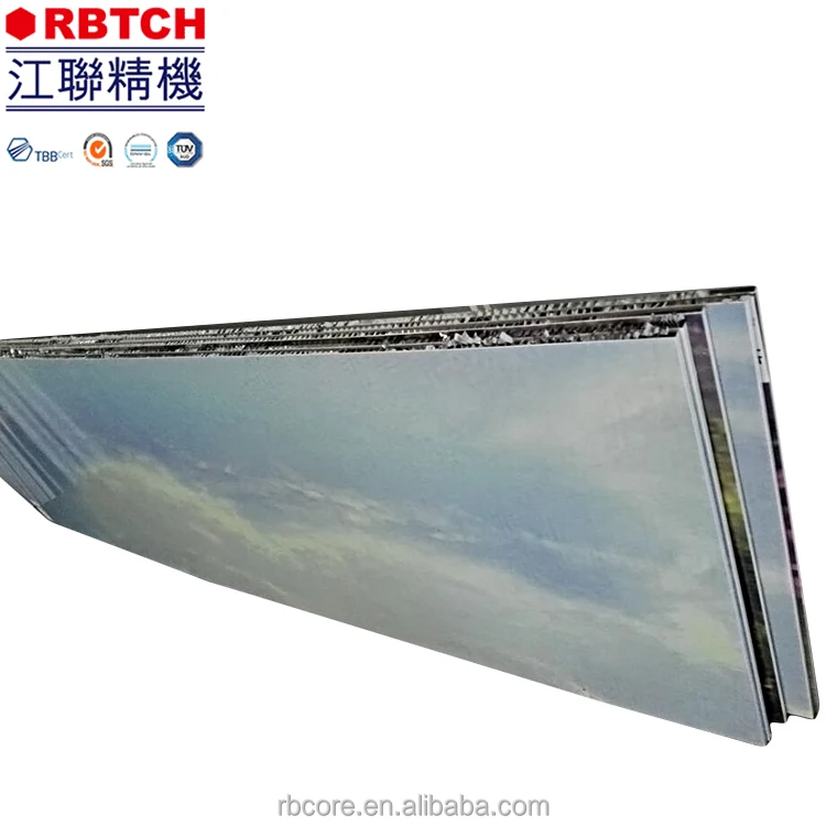 Bending aluminum honeycomb plate