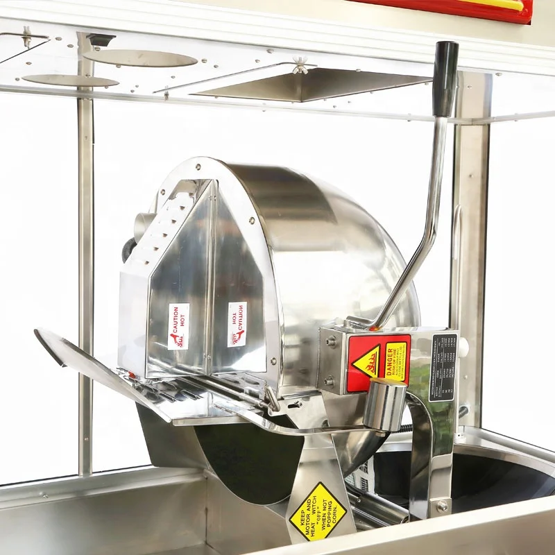 
GOLD MEDAL Popcorn Poppers Commercial Stainless Steel 36oz Tabletop Enclosed Electromagnetic Concession Popcorn Machine 