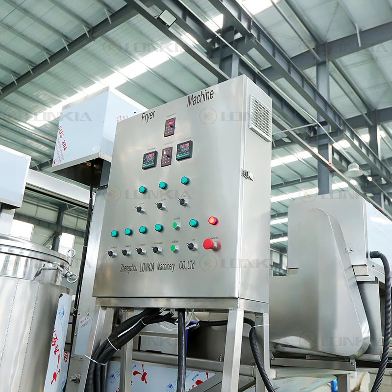Lonkia Corn Products Frying Machine Maintain Consistency Tortilla Chips Corn Chips Tostadas Oil Circulation Deep ContinuousFryer