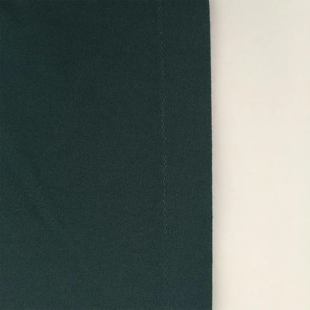 Custom Made Vintage 80s Short Sleeves Shirts Cotton Teal Ivory Button Up Event Clothing