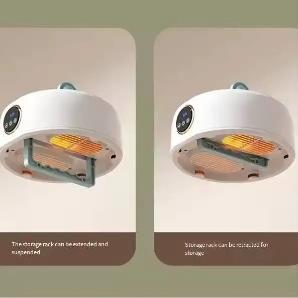 Non-Punching Wall Dryers Portable Clothes Dryer Small Compact Electric Dryers With Timer Function