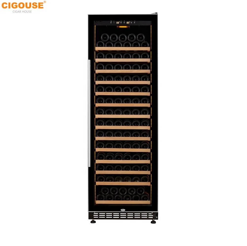 
Large Capacity Wine Cooler Fridge With LED Stripes 