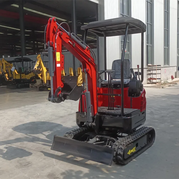 TOHO 1.5 ton small mini excavator multi function digger price for wholesale